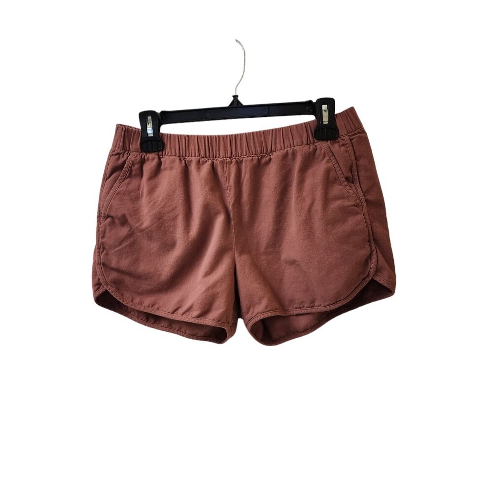Madewell Women's Rust Brown Elastic Waist Casual Shorts